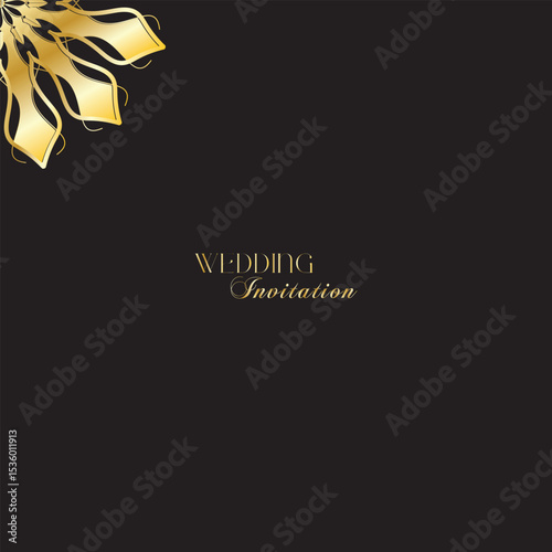 The Gold Mandala Wedding Iinvitation Card