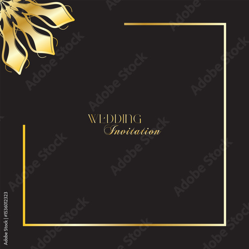 The Gold Mandala Wedding Iinvitation Card