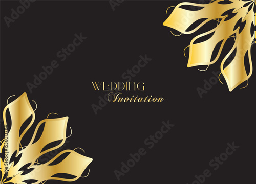 The Gold Mandala Wedding Iinvitation Card