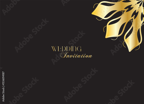 The Gold Mandala Wedding Iinvitation Card