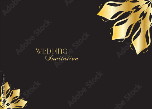The Gold Mandala Wedding Iinvitation Card