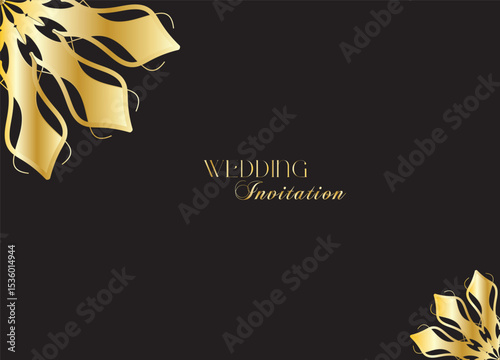 The Gold Mandala Wedding Iinvitation Card