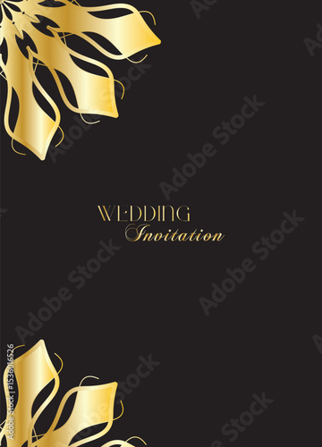 The Gold Mandala Wedding Iinvitation Card