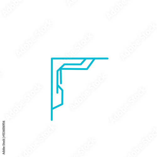 Free Download technological circuit futuristic corner border - GFXLoad