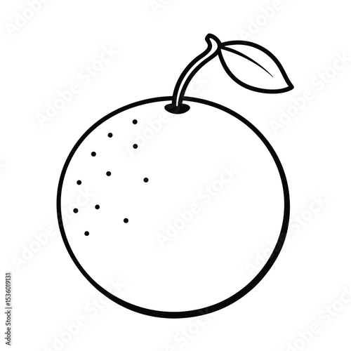 Realistic full body tangelo illustration vibrant citrus fruit design