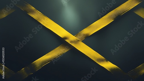 Wallpaper Mural Mysterious Black Background with Caution Warning Lines Torontodigital.ca
