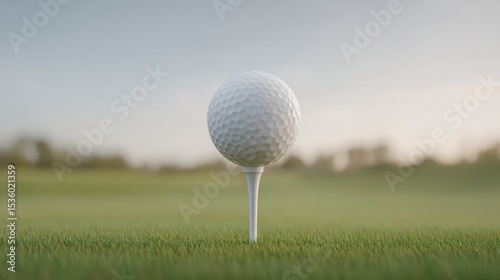 Golf Ball on Tee Essential Equipment for Perfect Swings