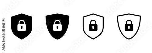 Security icon logo design. protection icon. privacy. vpn