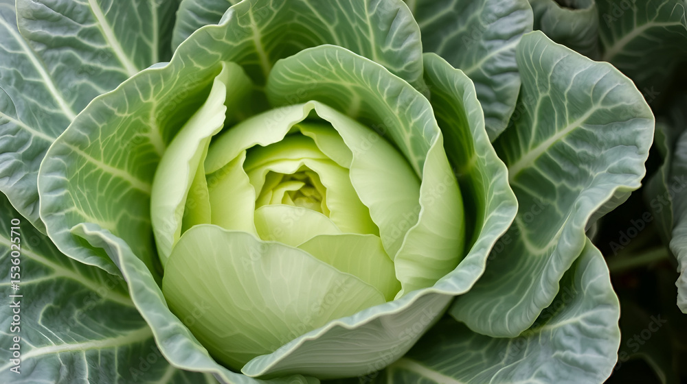 Obraz premium Cabbage background.