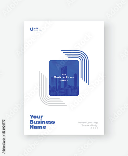 Image Corporate Book Cover Design Template in A4. Can be adapt to Brochure, Annual Report, Magazine, Poster, Business Presentation, Portfolio, Flyer, Banner