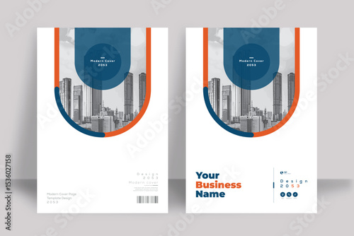 Image Corporate Book Cover Design Template in A4. Can be adapt to Brochure, Annual Report, Magazine, Poster, Business Presentation, Portfolio, Flyer, Banner