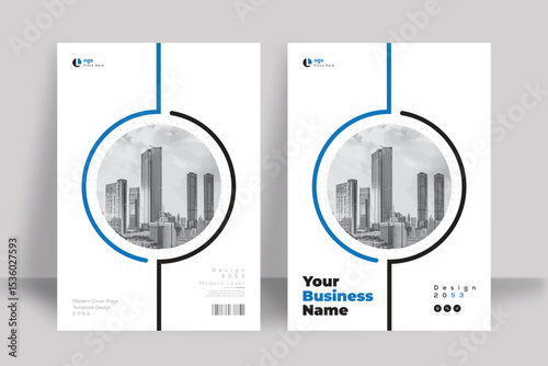 Image Corporate Book Cover Design Template in A4. Can be adapt to Brochure, Annual Report, Magazine, Poster, Business Presentation, Portfolio, Flyer, Banner