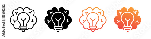 Innovation Multi Style Icon Set Vector 