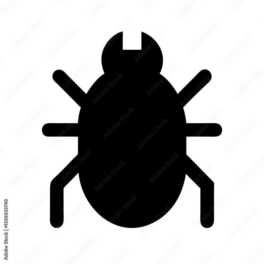 Bug alt icon vector illustration Bug alt icon vector illustration