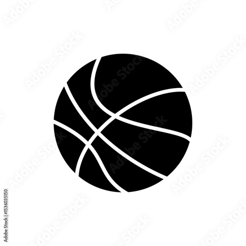 Basketball icon symbol for apps and websites. Basketball ball sign and symbol