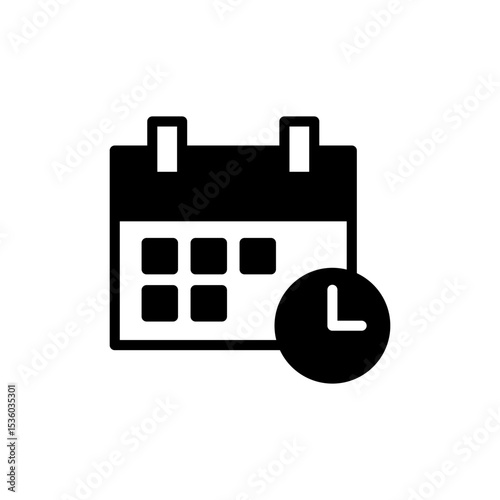 Calendar icon symbol for apps and websites. Calender sign and symbol. Schedule icon symbol