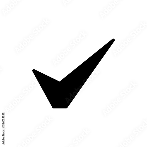 Check mark icon symbol for apps and websites. Tick mark sign and symbol