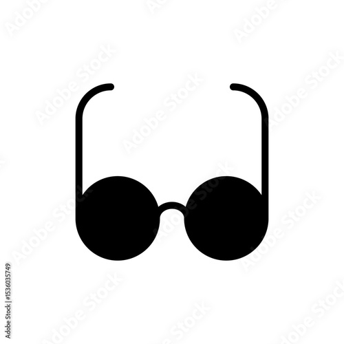 Glasses icon symbol for apps and websites. Glasses sign and symbol
