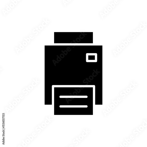 Print icon symbol for apps and websites. printer sign and symbol