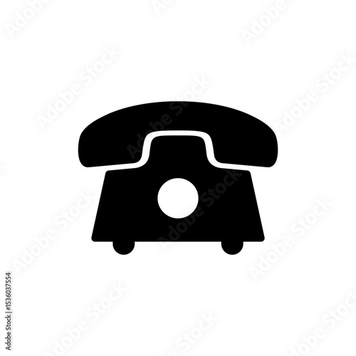 Telephone icon symbol for apps and websites. phone sign and symbol