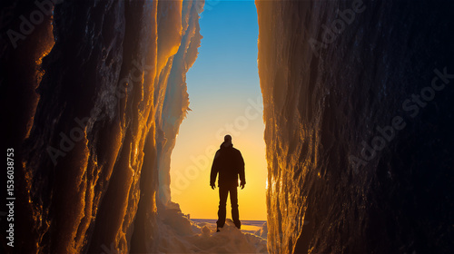 就職氷河期を照らす希望の光 ─ 支援と突破を象徴するイラスト