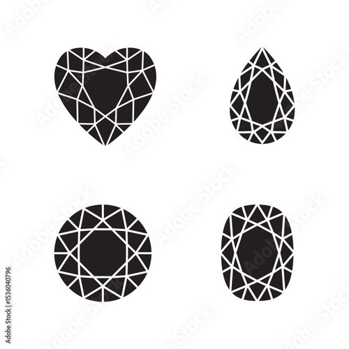 diamond shape silhouette