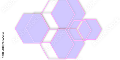 Abstract geometric technology out color line hexagon polygonal honeycomb luxury pattern vector background.	