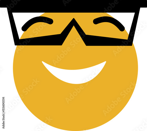Friendly and cute emoji smile icons perfectly crafted for joyful expression
