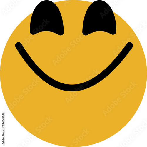 Friendly and cute emoji smile icons perfectly crafted for joyful expression
