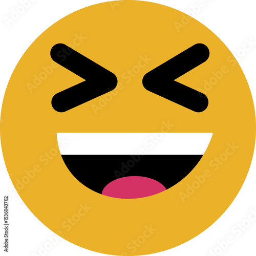Friendly and cute emoji smile icons perfectly crafted for joyful expression