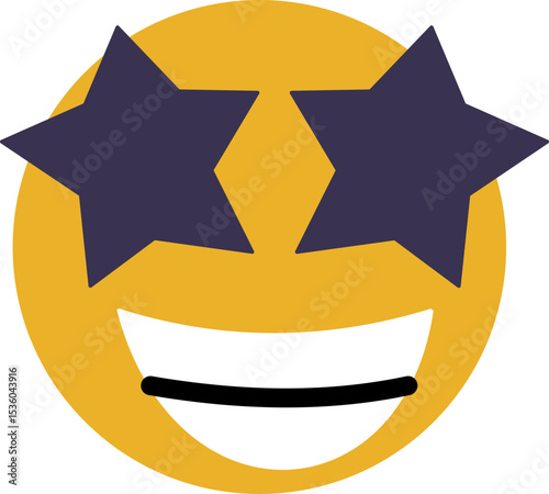 Emoji emoticons featuring smiling faces and joyful expressions for digital communication