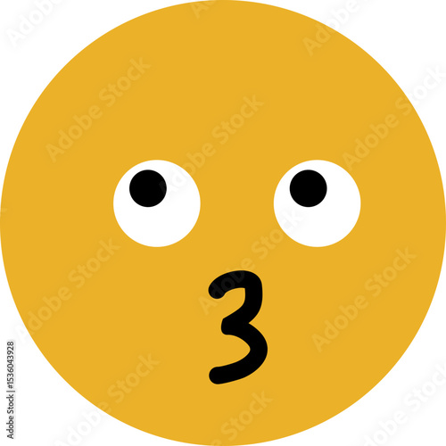 Emoji emoticons featuring smiling faces and joyful expressions for digital communication
