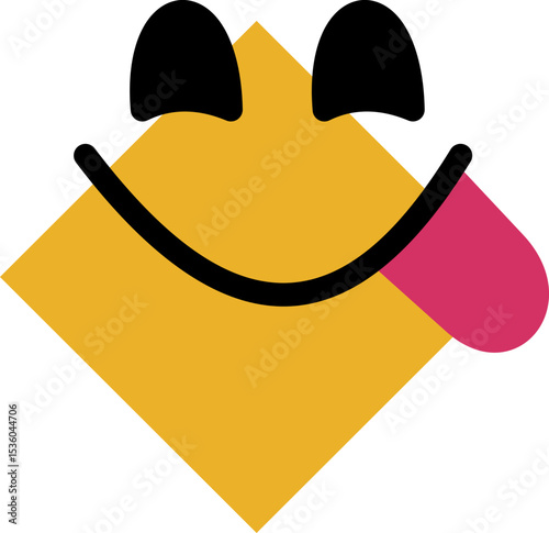 Emoji emoticons featuring smiling faces and joyful expressions for digital communication