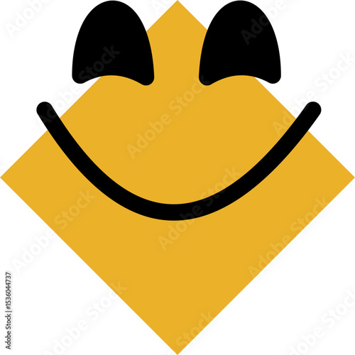 Emoji emoticons featuring smiling faces and joyful expressions for digital communication