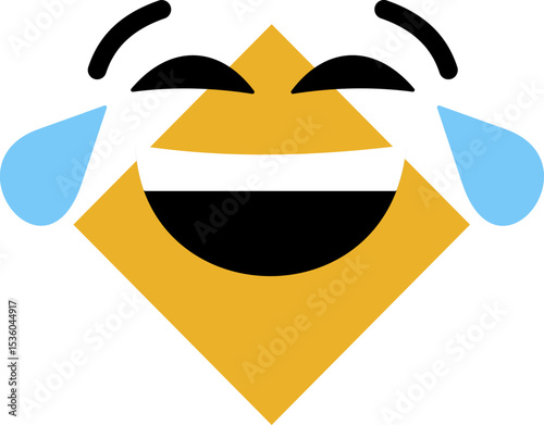 Emoji emoticons featuring smiling faces and joyful expressions for digital communication