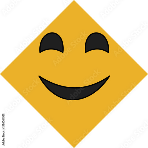Emoji emoticons featuring smiling faces and joyful expressions for digital communication