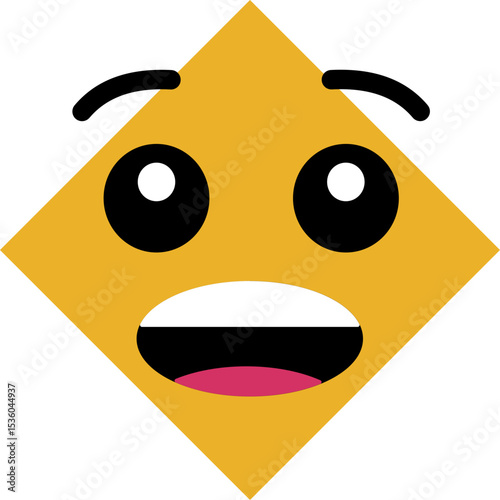 Emoji emoticons featuring smiling faces and joyful expressions for digital communication