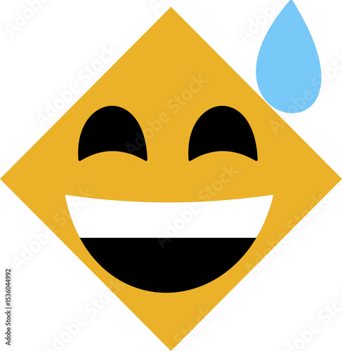 Emoji emoticons featuring smiling faces and joyful expressions for digital communication