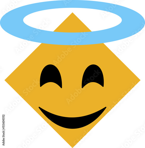 Emoji emoticons featuring smiling faces and joyful expressions for digital communication