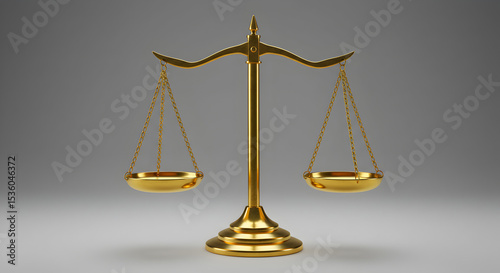 Golden Scales of Justice: Symbol of Balance and Equality