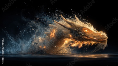 Dragon fire splash