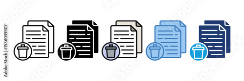 Delete File Icon Element For Design