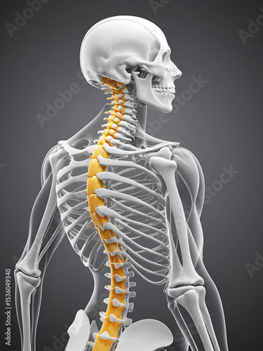 human left lateral spine view lateral spine backbone ache column vertebra chiropractic posture nerve cord disc spinal male vertebra adult anatomy back backache background body bone brown care