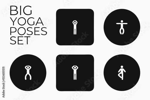 Ultimate Guide to Yoga Poses A Comprehensive Set of Illustrations
