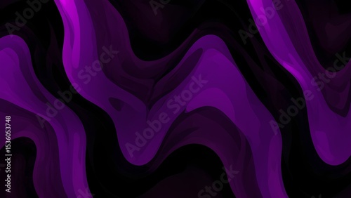 Dynamic purple wave patterns digital art abstract design vibrant color palette artistic perspective modern aesthetics