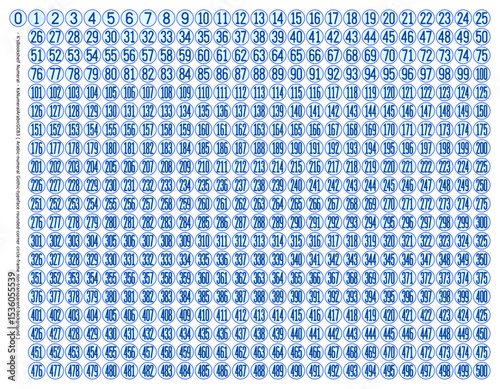 KsNumeralArabicGCB3 ( Arabic-numeral Gothic-typeface rounded-corner circle-frame non-transparent-background ) 