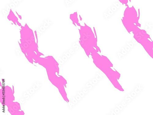 pink paint splashes on white