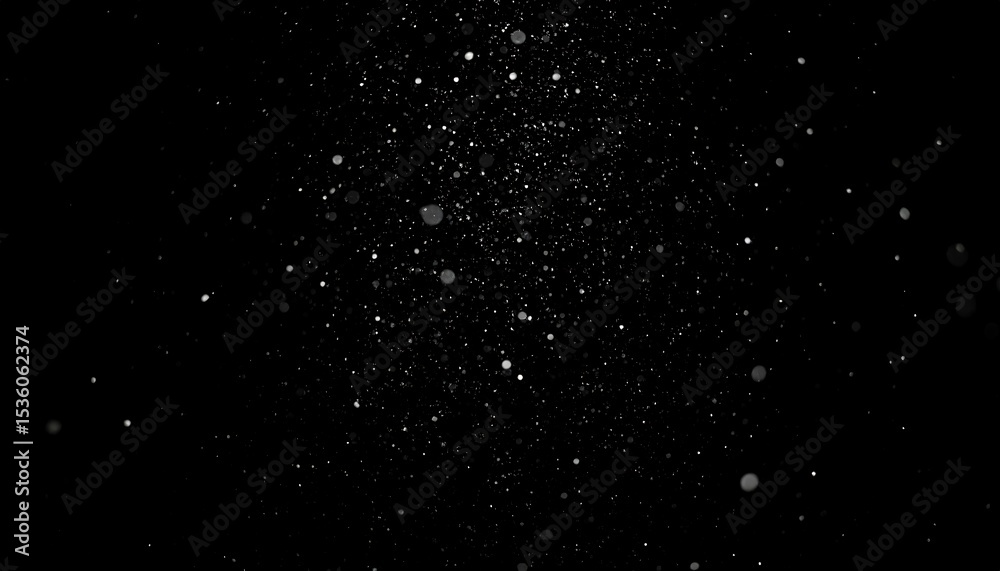 Obraz premium Abstract particle explosion on black