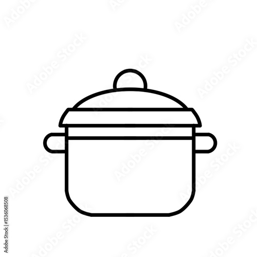 pot sketch vector design illustration, pot icon, pot logo, good as sticker.