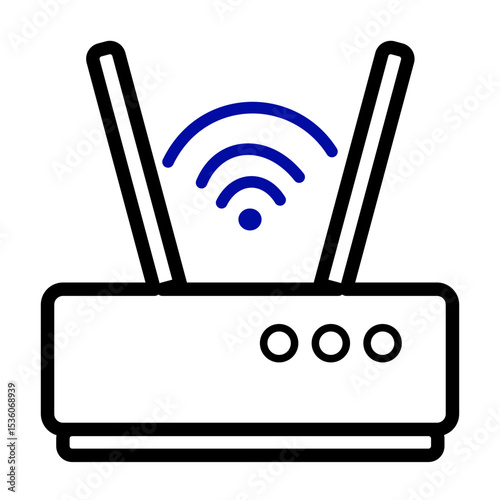 Wi-Fi router is a device that provides a wireless internet connection and connected to a modem. computers, phones, and tablets.